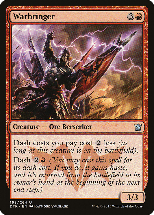 Warbringer [Dragons of Tarkir] Foil
