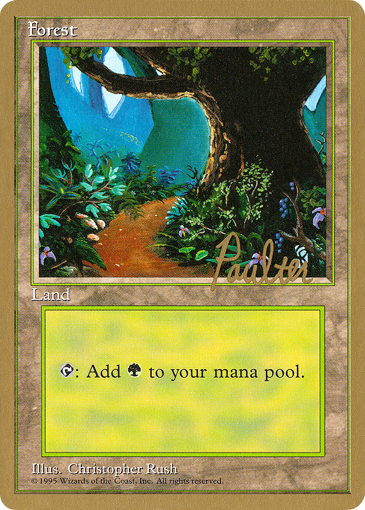 Forest (pp378) (Preston Poulter) [Pro Tour Collector Set] | Silver Goblin