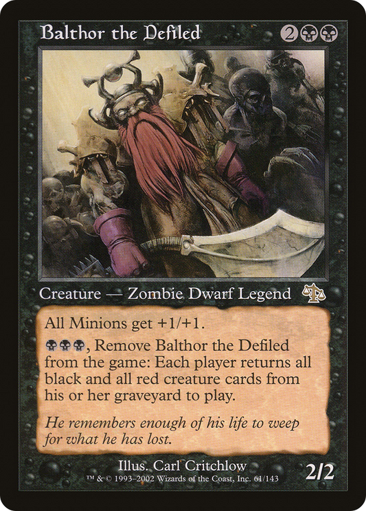 Balthor the Defiled [Judgment] Foil