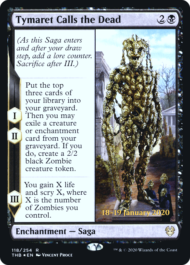 Tymaret Calls the Dead [Theros Beyond Death Prerelease Promos]