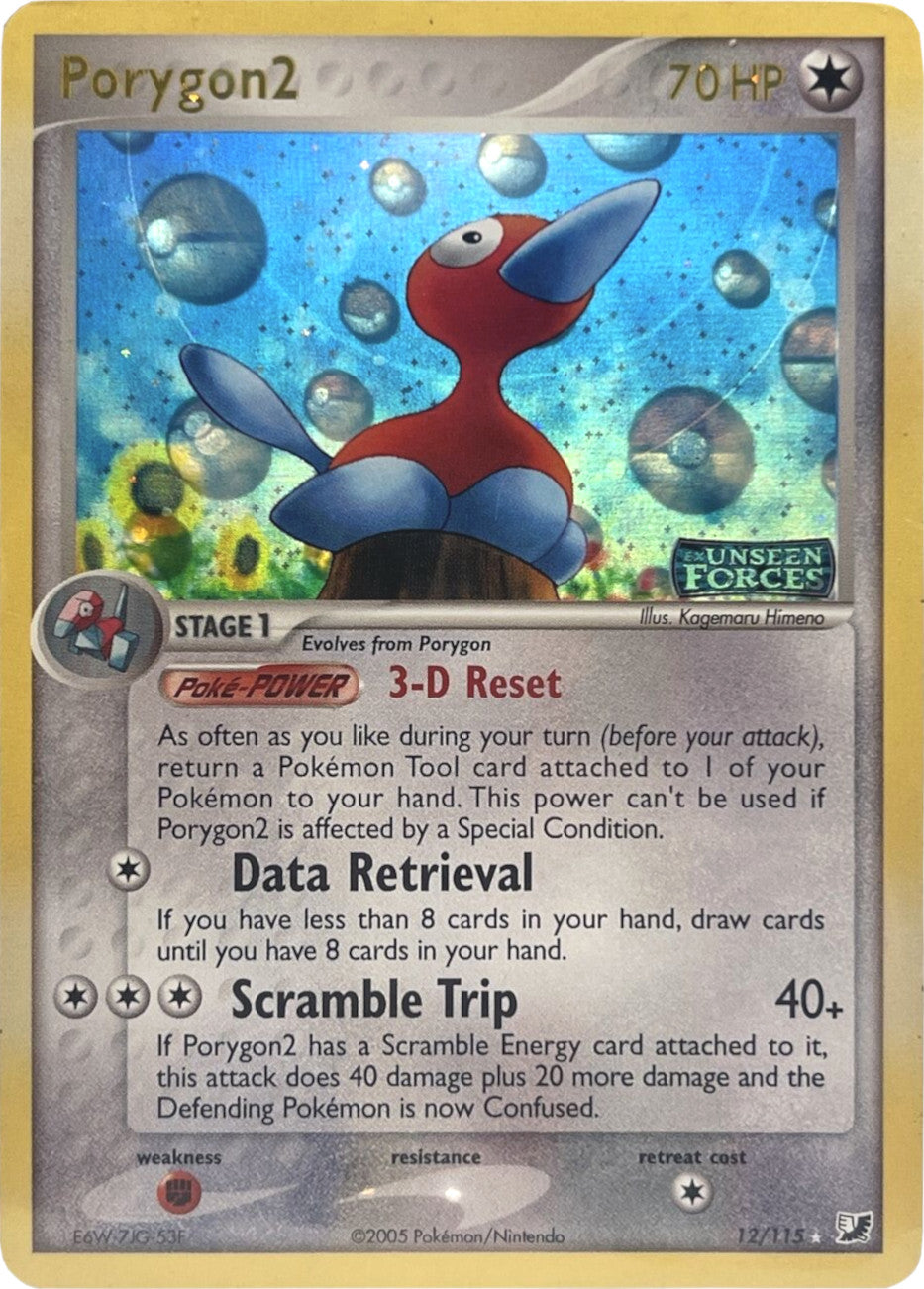 Porygon2 (12/115) (Stamped) [EX: Unseen Forces] | Silver Goblin
