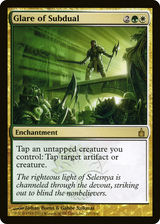 Glare of Subdual [Ravnica: City of Guilds] Foil