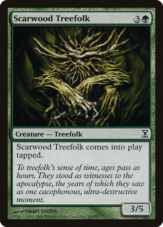 Scarwood Treefolk [Time Spiral] Foil