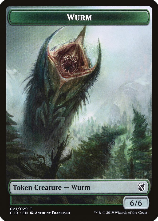 Wurm Token [Commander 2019 Tokens] | Silver Goblin