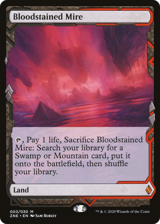 Bloodstained Mire (Expeditions) [Zendikar Rising Expeditions] Foil