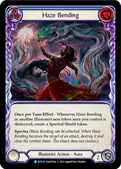 Haze Bending (Blue) [EVR141] (Everfest)  1st Edition Rainbow Foil | Silver Goblin