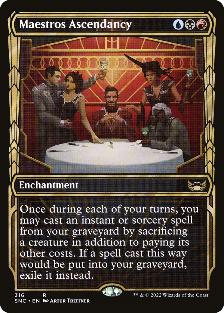 Maestros Ascendancy (Showcase Golden Age) [Streets of New Capenna] Foil