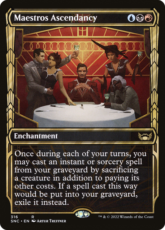Maestros Ascendancy (Showcase Golden Age) [Streets of New Capenna] Foil