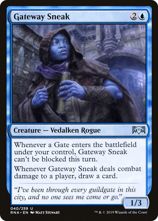 Gateway Sneak [Ravnica Allegiance] Foil