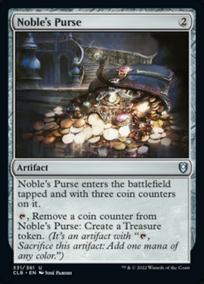 Noble's Purse [Commander Legends: Battle for Baldur's Gate] | Silver Goblin