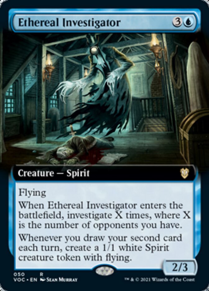 Ethereal Investigator (Extended Art) [Innistrad: Crimson Vow Commander] | Silver Goblin