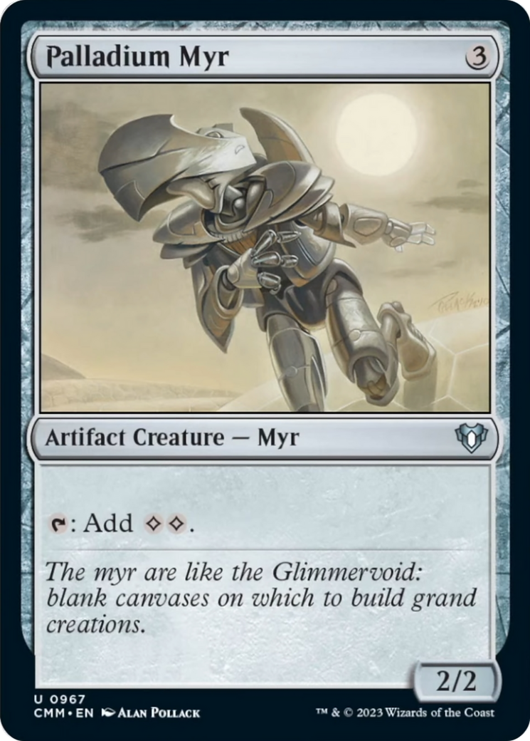 Palladium Myr [Commander Masters] | Silver Goblin