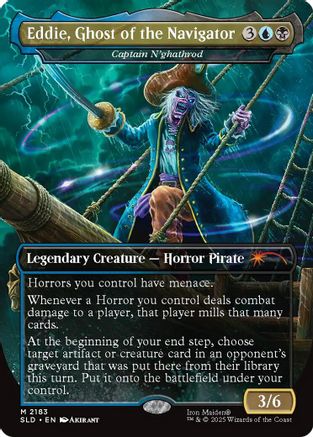 Eddie, Ghost of the Navigator – Captain N'ghathrod (2183) - Secret Lair Drop Series
