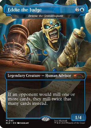 Eddie the Judge – Bruvac the Grandiloquent (2181) - Secret Lair Drop Series
