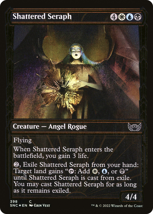 Shattered Seraph (Showcase Golden Age Gilded Foil) [Streets of New Capenna]
