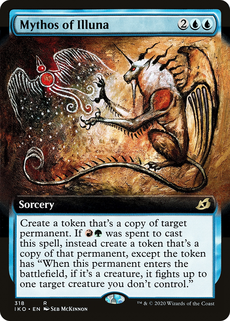 Mythos of Illuna (Extended Art) (318) Foil - Ikoria: Lair of Behemoths