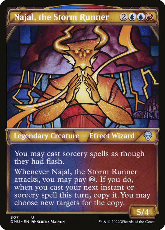 Najal, the Storm Runner (Showcase) [Dominaria United] Foil