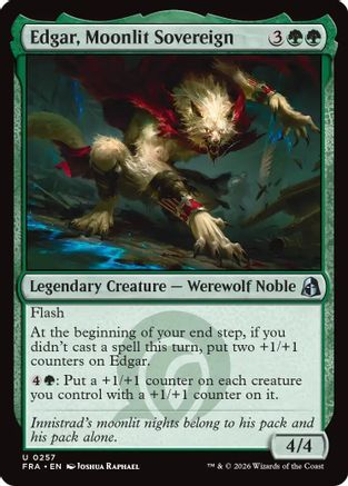 Edgar, Moonlit Sovereign (257) Foil - Reality Fracture