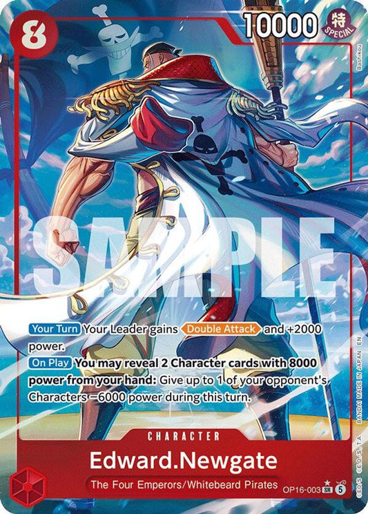 Edward.Newgate (Alternate Art) (OP16-003) Foil