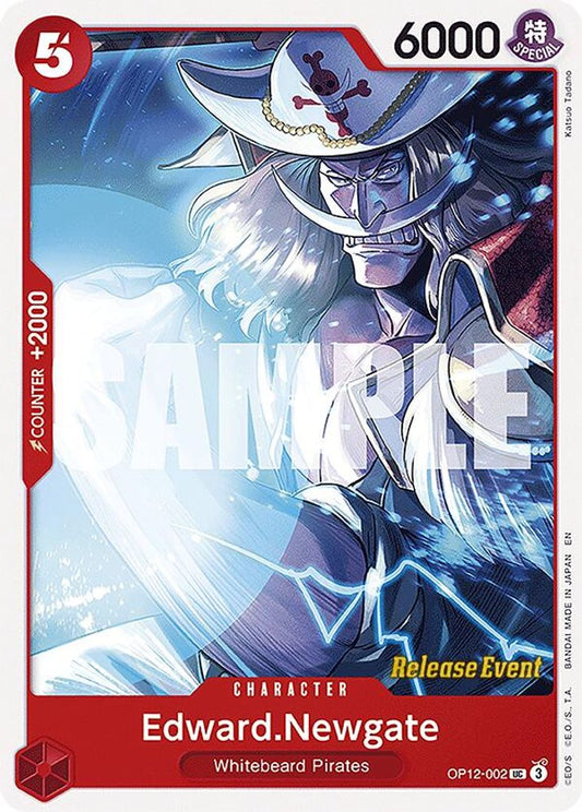 Edward.Newgate (OP12-002) Release Event Cards