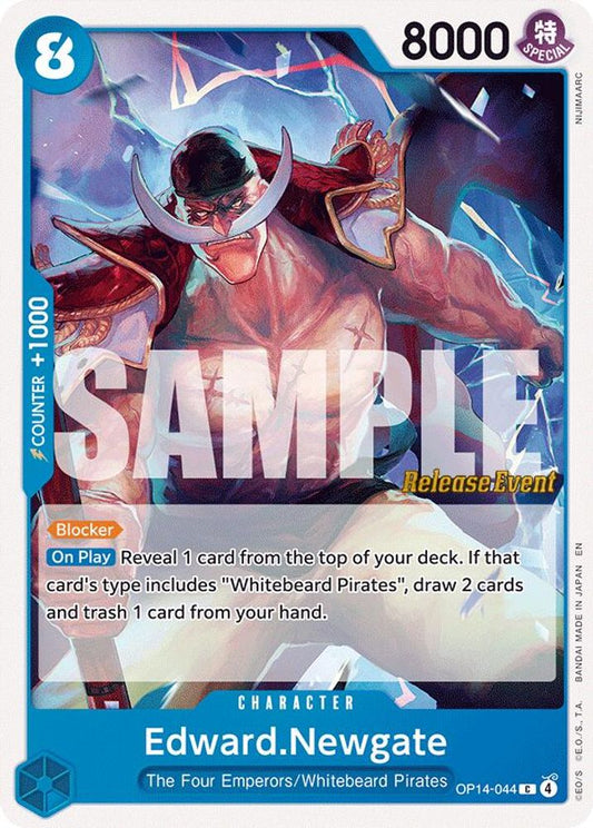 Edward.Newgate (OP14-044) Release Event Cards