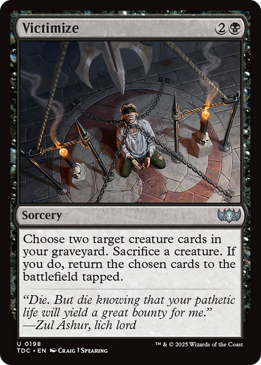 Victimize (198) - Commander: Tarkir: Dragonstorm