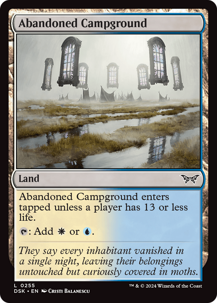Abandoned Campground [Duskmourn: House of Horror] Foil