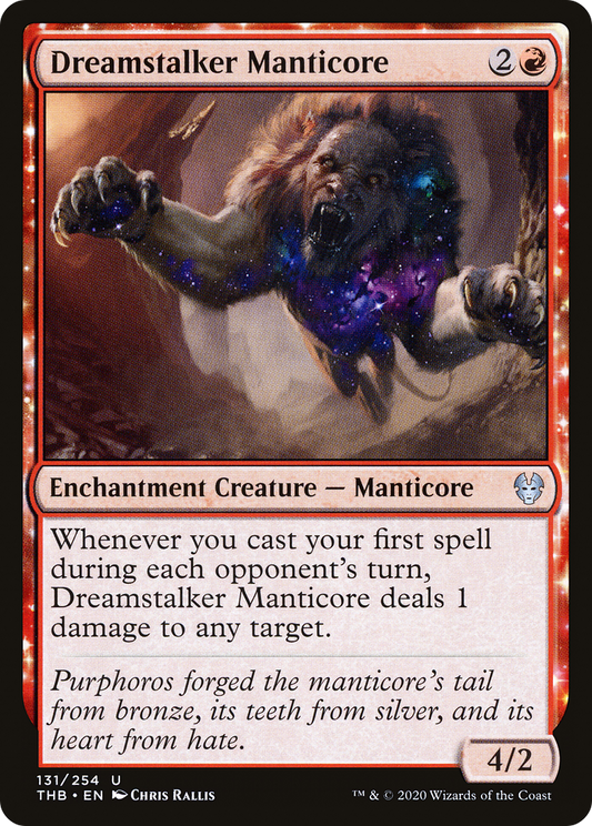 Dreamstalker Manticore [Theros Beyond Death] Foil