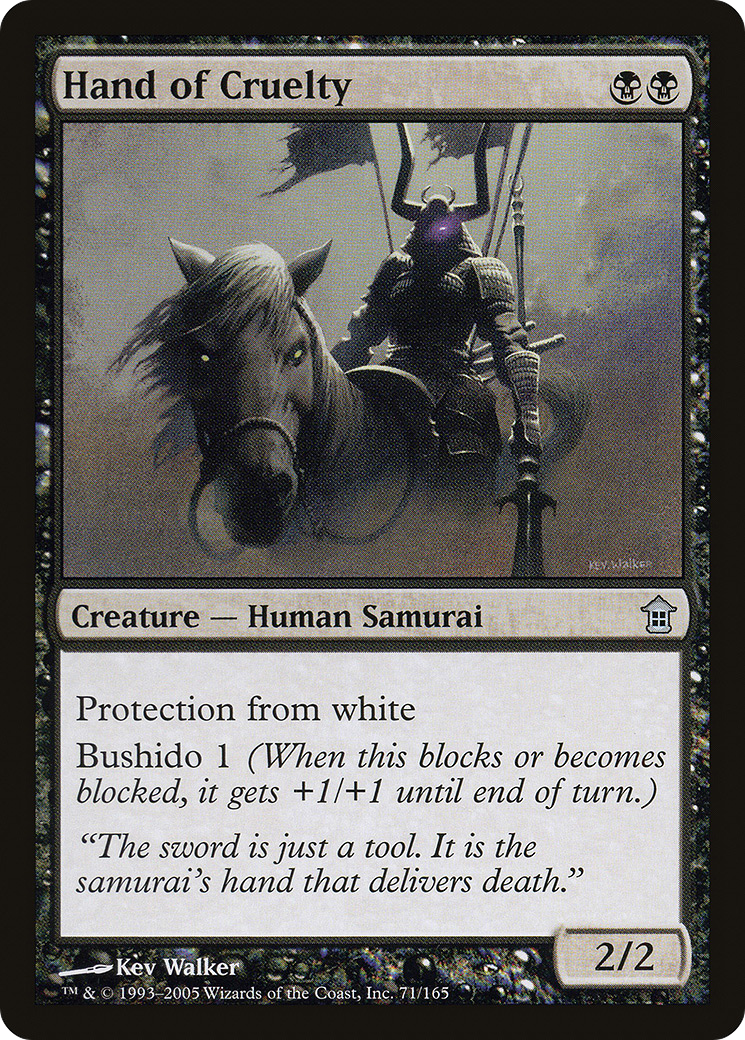 Hand of Cruelty [Saviors of Kamigawa] Foil