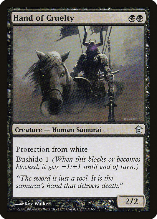 Hand of Cruelty [Saviors of Kamigawa] Foil