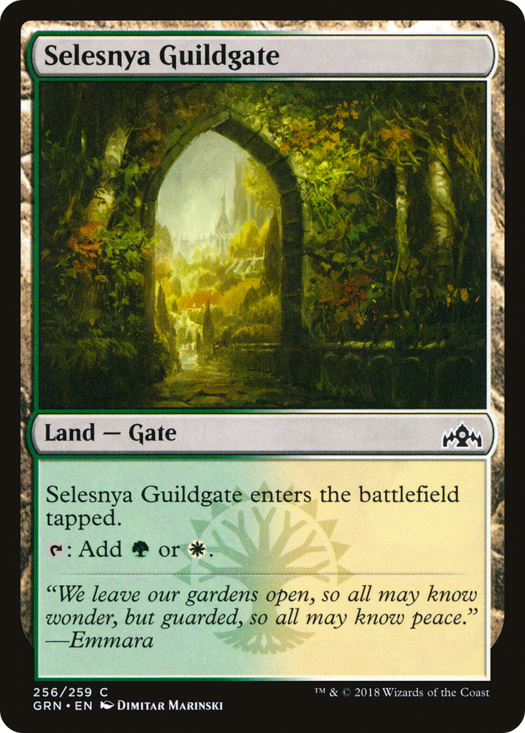 Selesnya Guildgate (256/259) [Guilds of Ravnica] | Silver Goblin