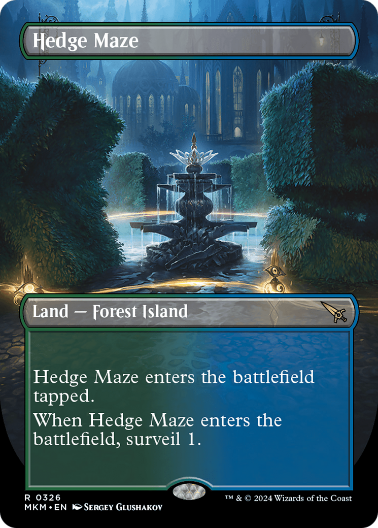 Hedge Maze (Borderless) [Murders at Karlov Manor] Foil