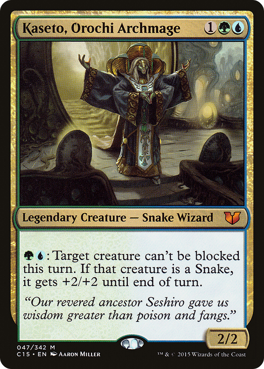 Kaseto, Orochi Archmage (047) - Commander 2015
