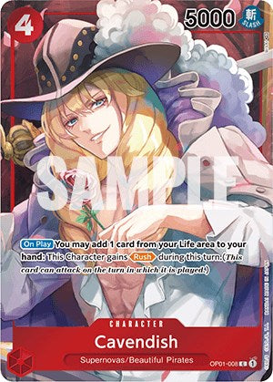 Cavendish (Box Topper) (OP01-008) Foil