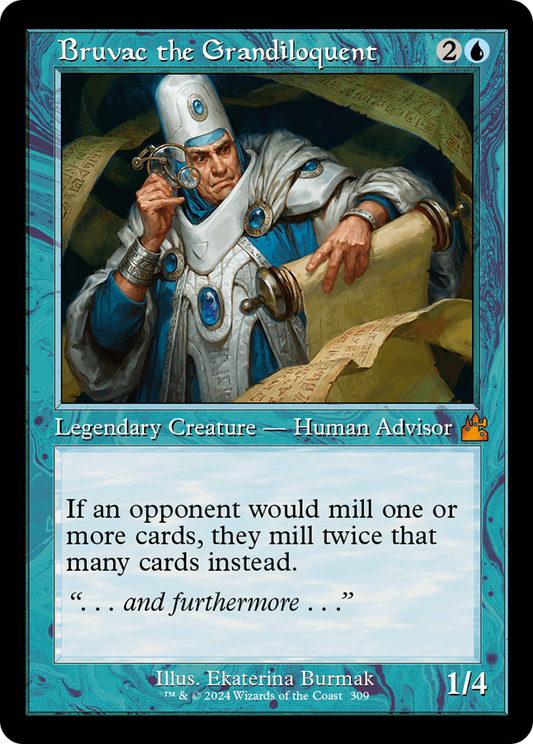 Bruvac the Grandiloquent (Retro Frame) [Ravnica Remastered] Foil