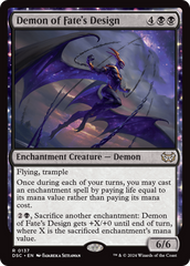 Demon of Fate's Design [Duskmourn: House of Horror Commander] | Silver Goblin