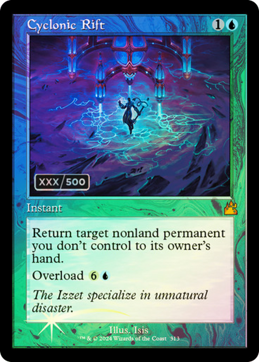 Cyclonic Rift (Retro) (Serialized) [Ravnica Remastered]