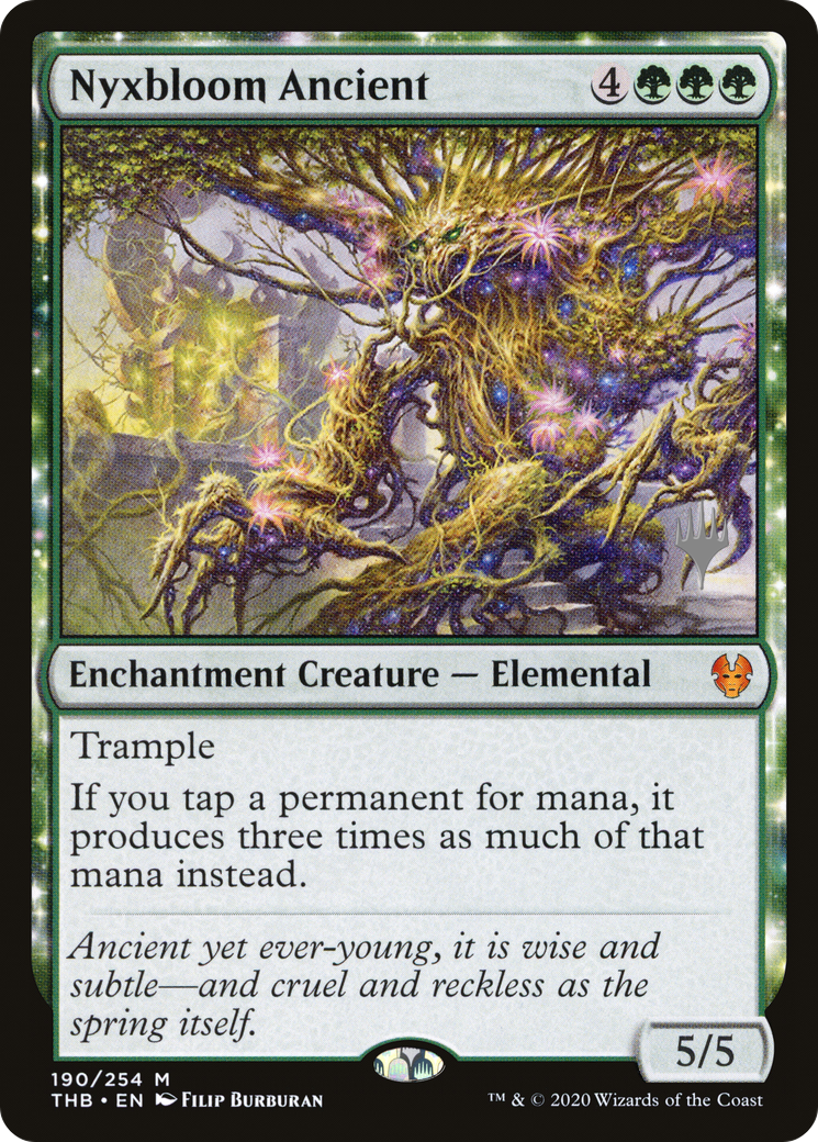 Nyxbloom Ancient (Promo Pack) [Theros Beyond Death Promos] Foil