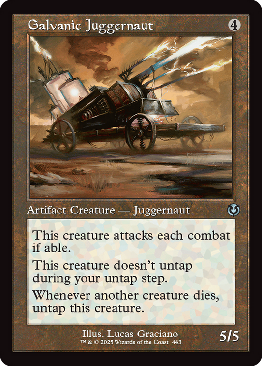 Galvanic Juggernaut (Retro Frame) (443) - Innistrad Remastered