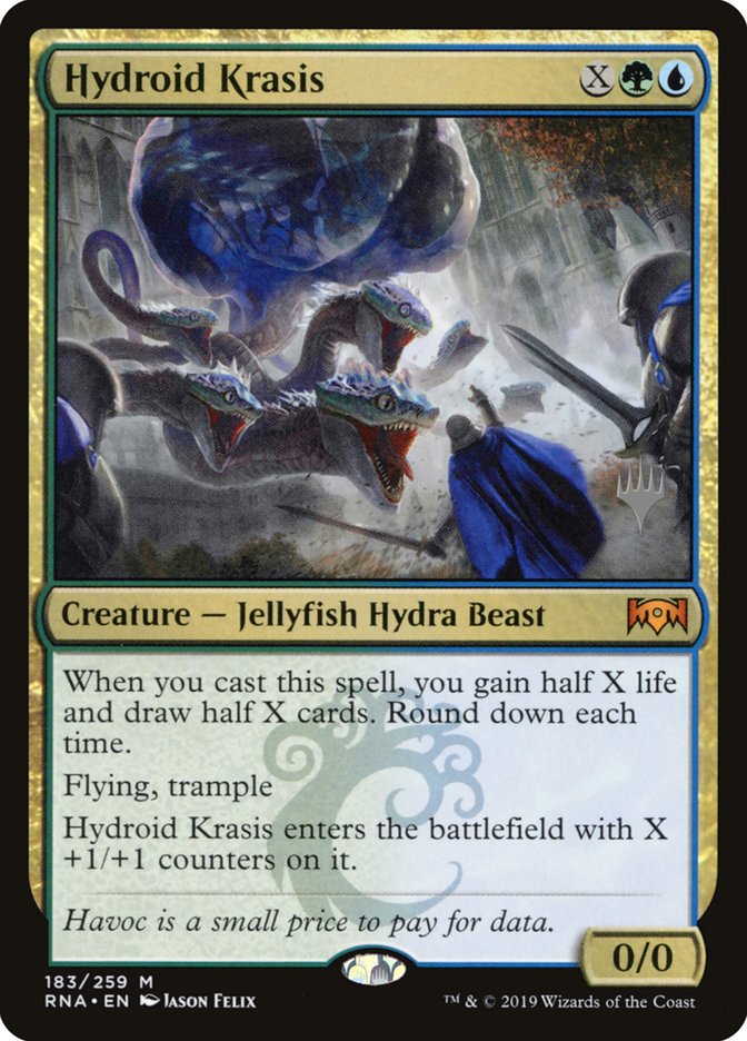 Hydroid Krasis (Promo Pack) [Ravnica Allegiance Promos] | Silver Goblin