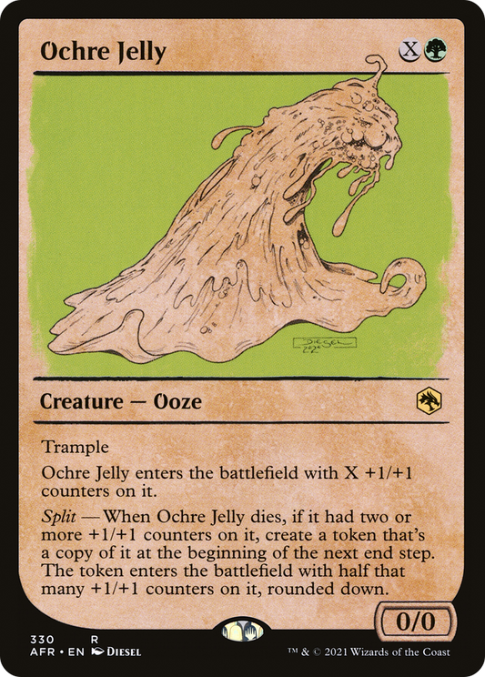 Ochre Jelly (Showcase) [Dungeons & Dragons: Adventures in the Forgotten Realms] Foil