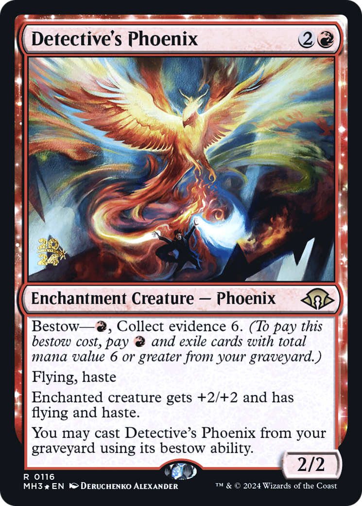 Detective's Phoenix [Modern Horizons 3 Prerelease Promos] | Silver Goblin