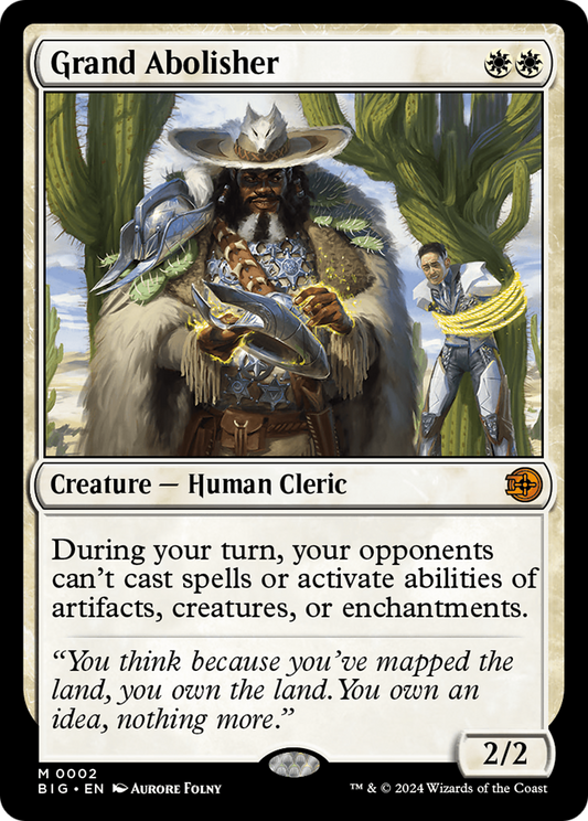 Grand Abolisher [Outlaws of Thunder Junction: The Big Score] Foil