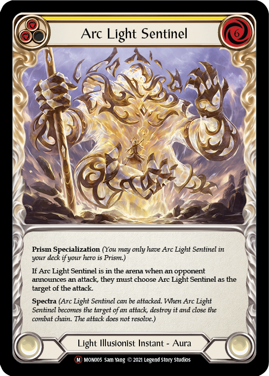 Arc Light Sentinel Unlimited Edition Rainbow Foil (MON005) - Monarch | Silver Goblin