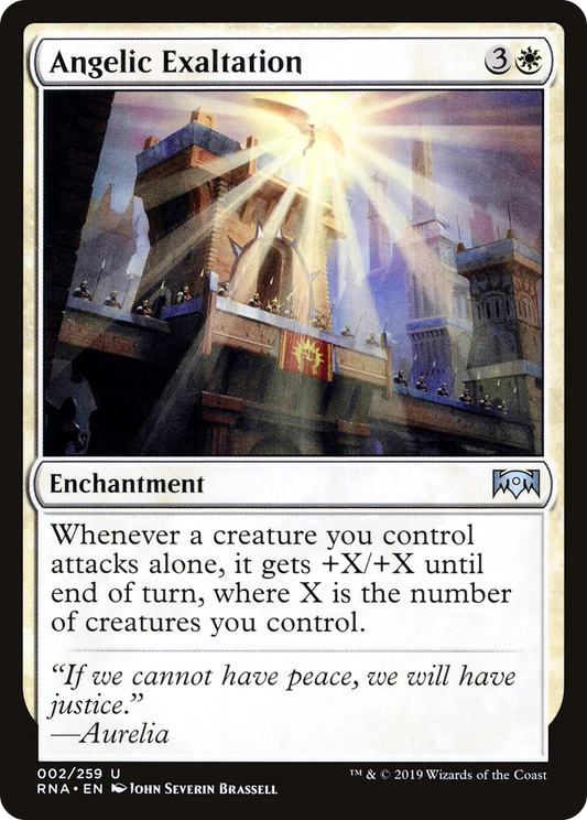 Angelic Exaltation [Ravnica Allegiance] Foil