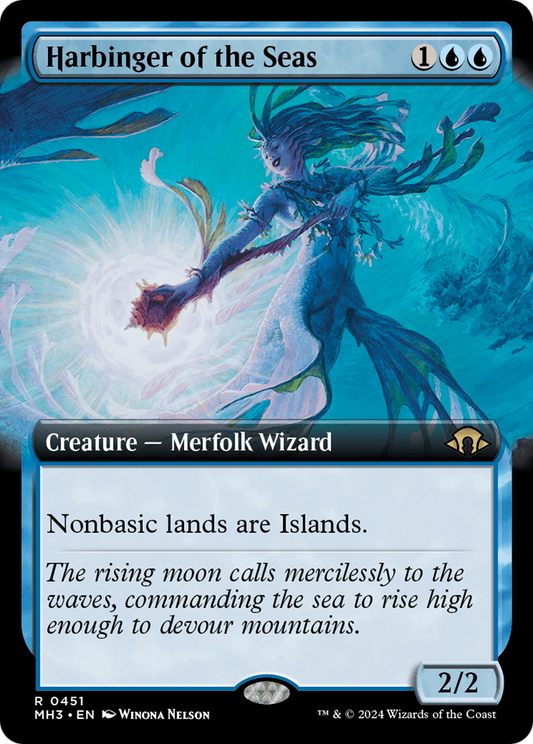 Harbinger of the Seas (Extended Art) [Modern Horizons 3] Foil