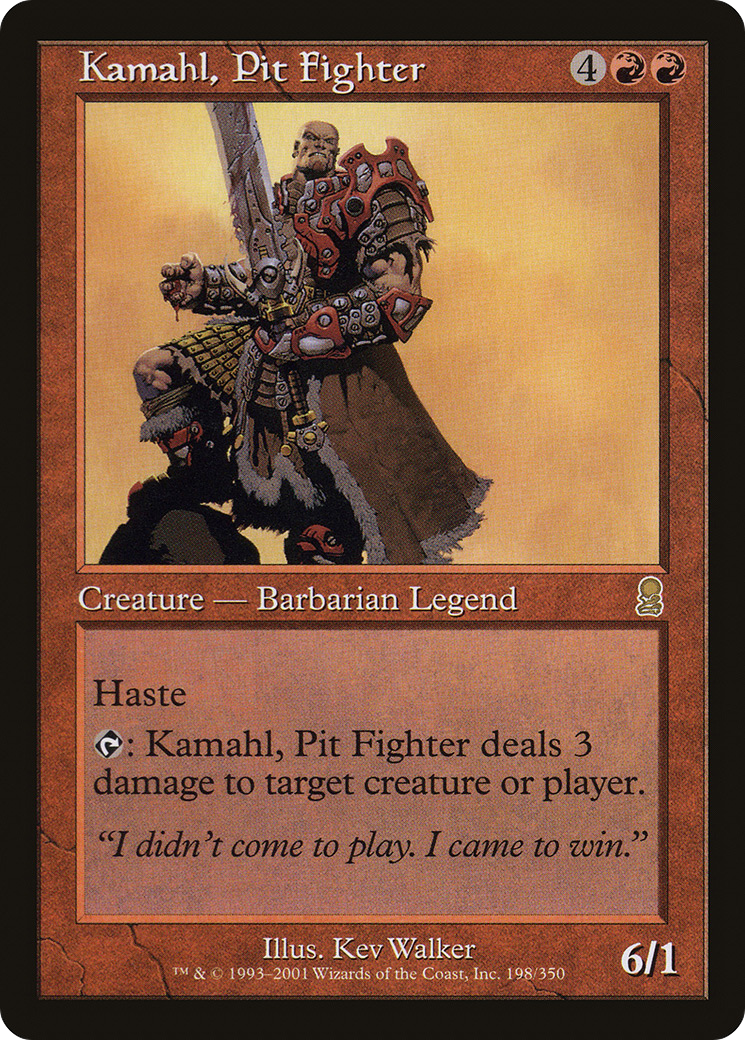 Kamahl, Pit Fighter [Odyssey] Foil