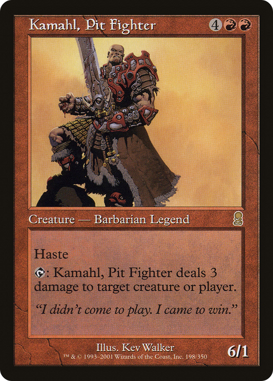 Kamahl, Pit Fighter [Odyssey] Foil