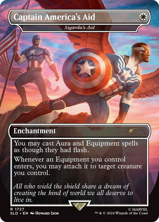 Sigarda's Aid / Captain America's Aid(Borderless) (1727)