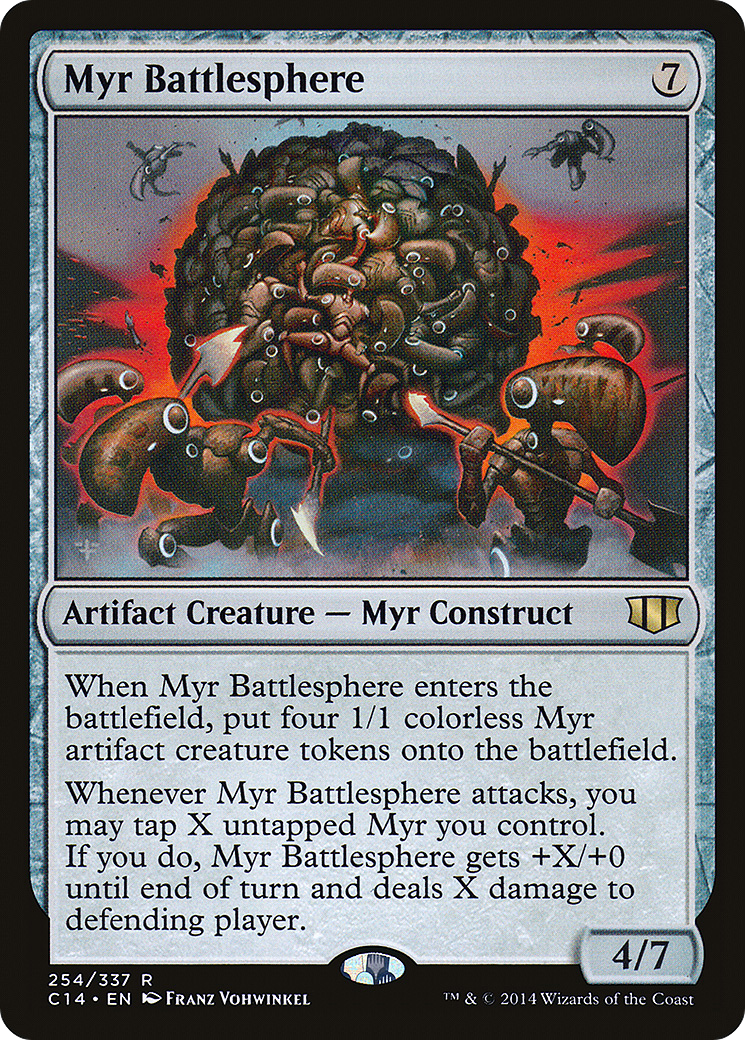 Myr Battlesphere [Commander 2014] | Silver Goblin